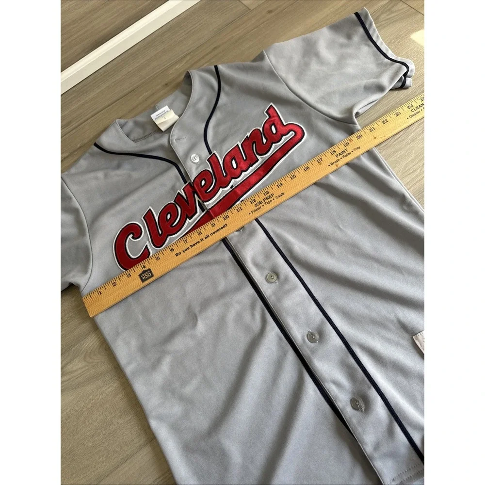 Majestic Cleveland Indians‎ Jersey vtg vintage grey jersey OG MLB baseball Small - Picture 6 of 10